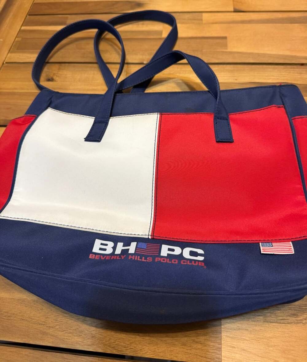 Beverly Hills Polo Club USA Flag Tote Bag